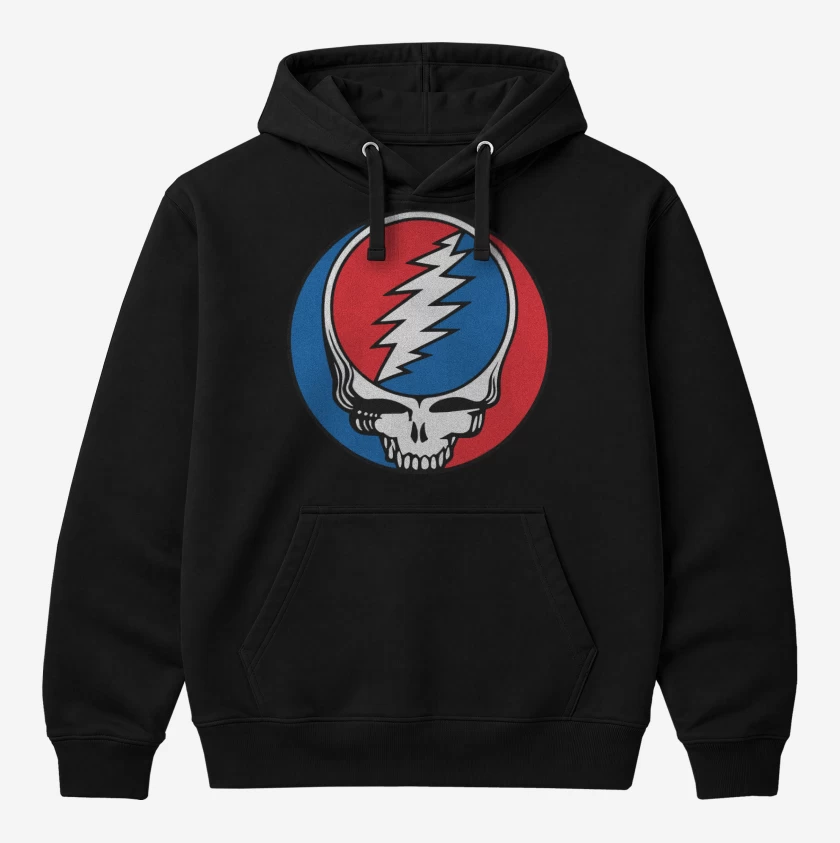 Polerón Canguro Negro de Grateful Dead