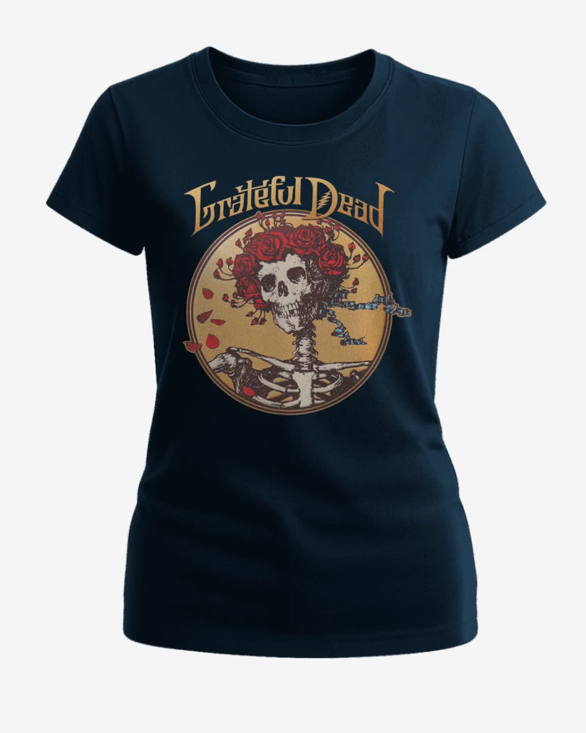 Polera de Mujer Azul Marino de Grateful Dead 2