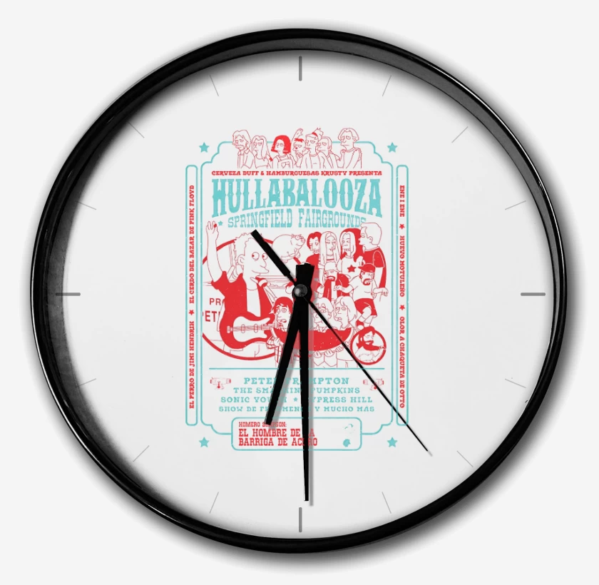 Reloj Simpsons Hullabalooza