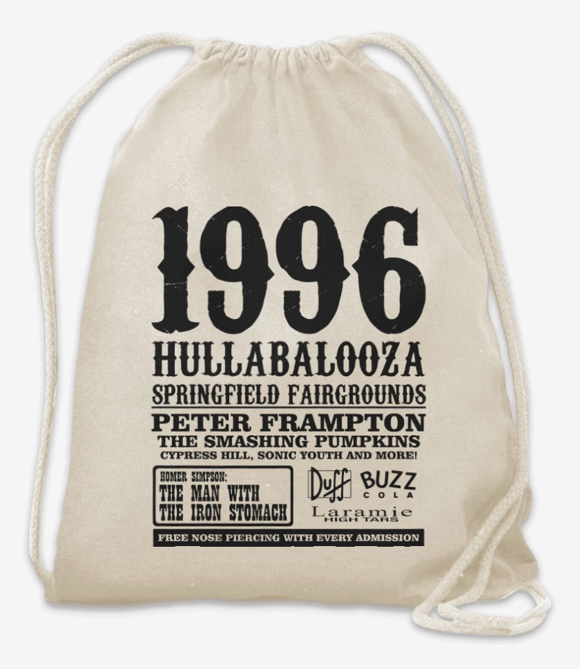 Mochila Blanco de 1996 Hullabalooza