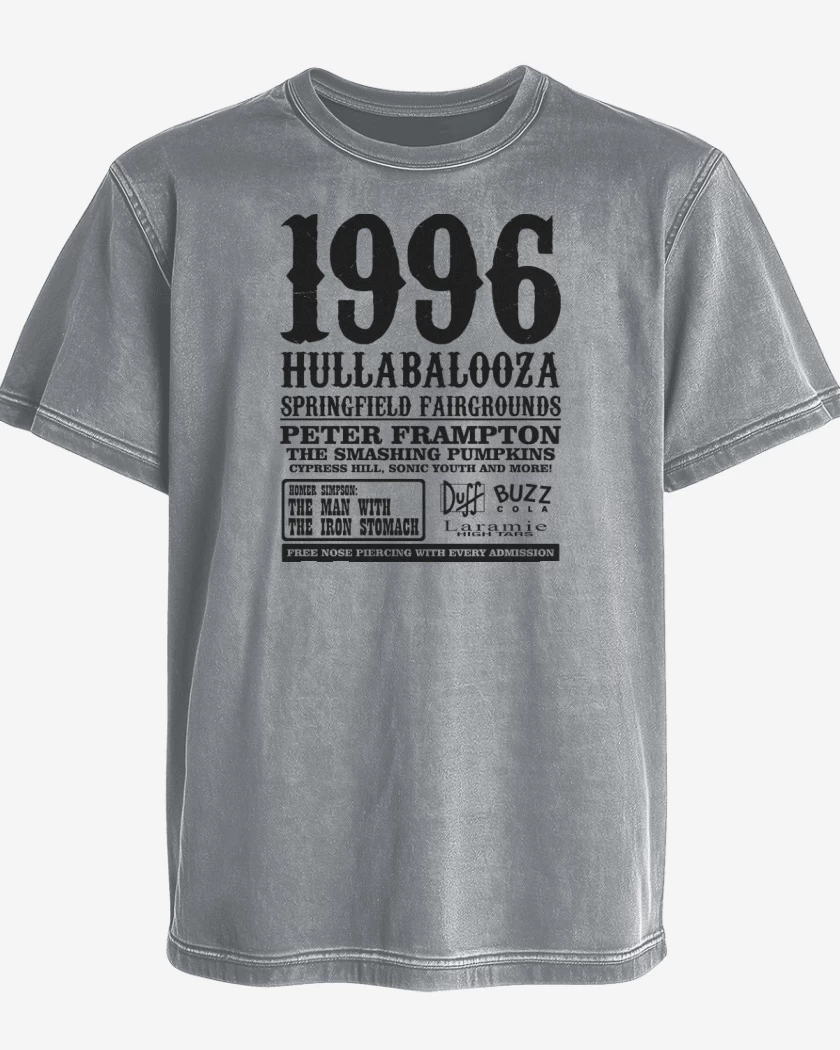 Polera desgastada 1996 Hullabalooza