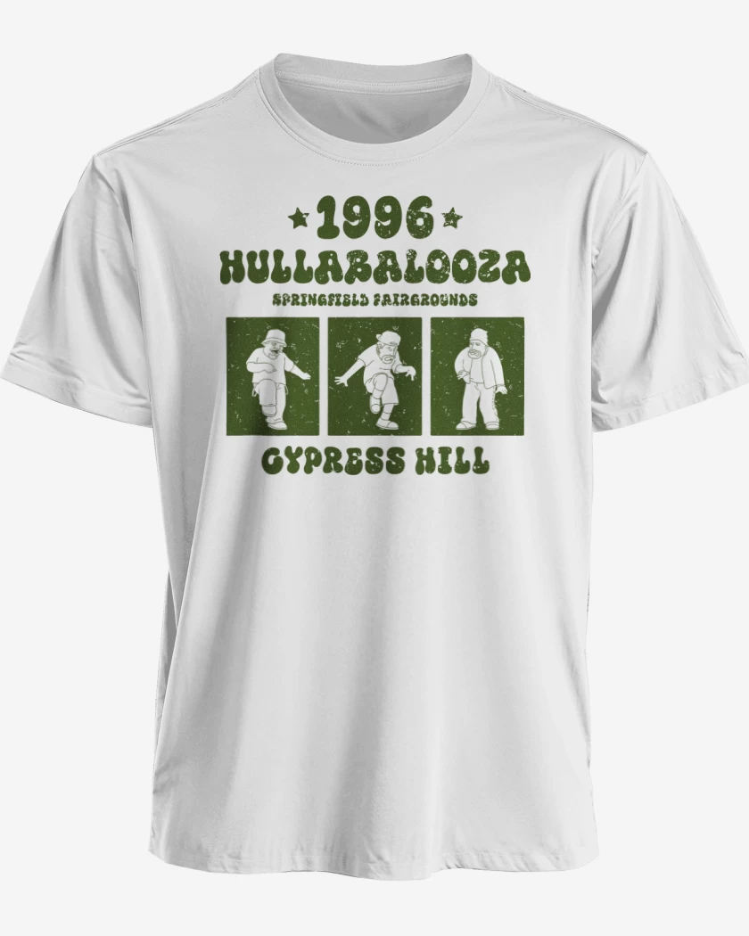 Polera premium Blanco de Cypress Hill Hulla