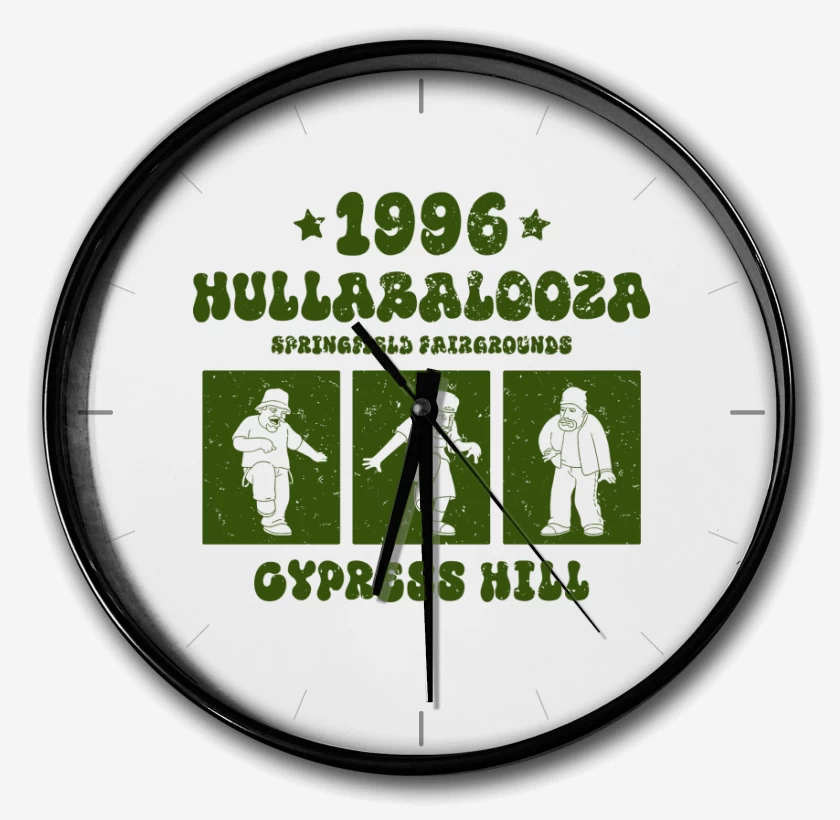 Reloj Blanco de Cypress Hill Hulla