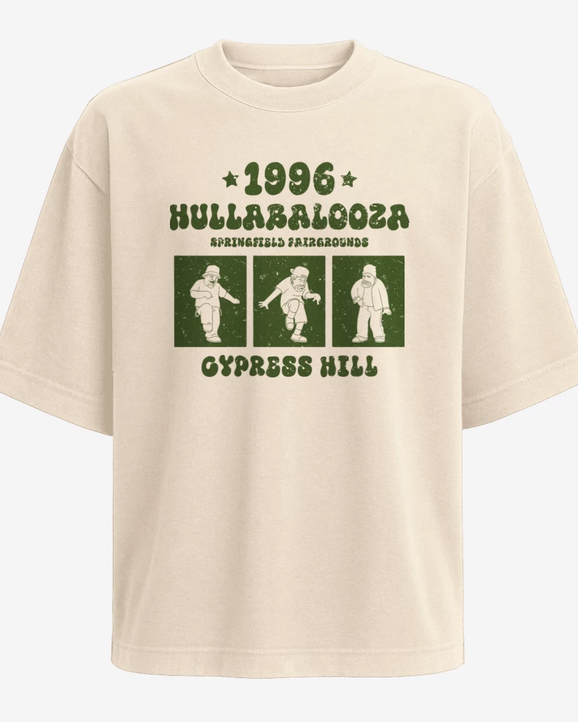 Polera Oversize Beige de Cypress Hill Hulla