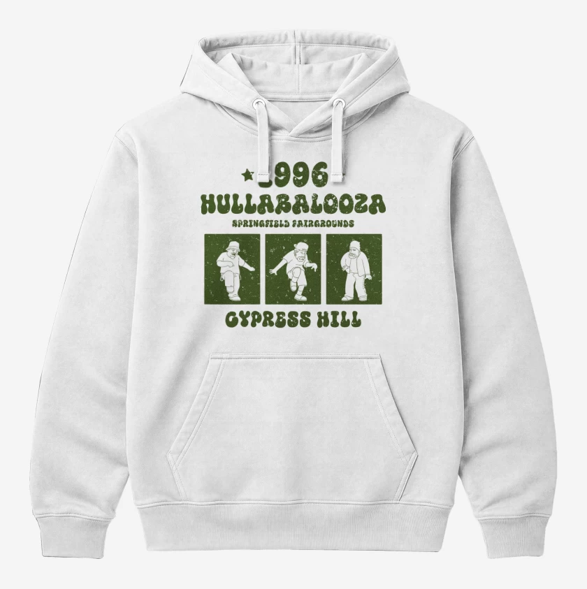 Polerón Canguro Blanco de Cypress Hill Hulla