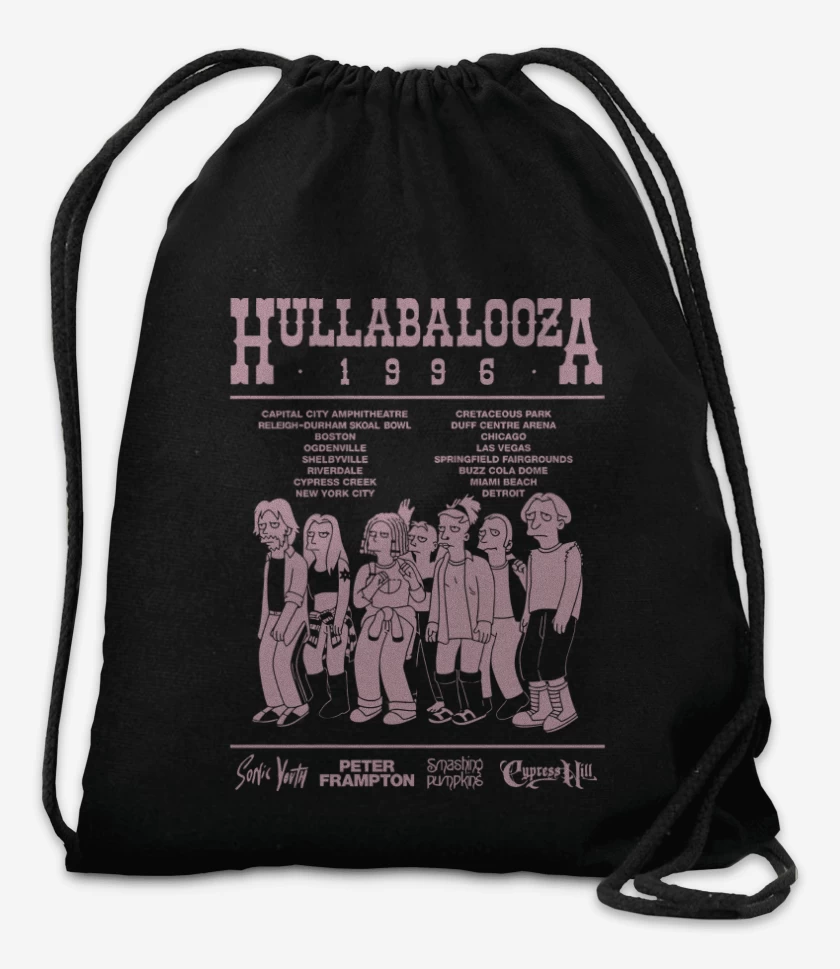Mochila Negro de Hullabalooza Springfield 