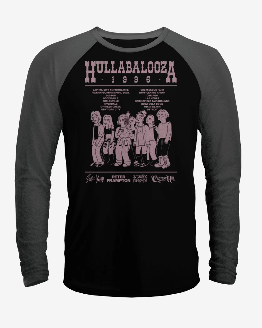 Polera Raglan Hullabalooza Springfield 