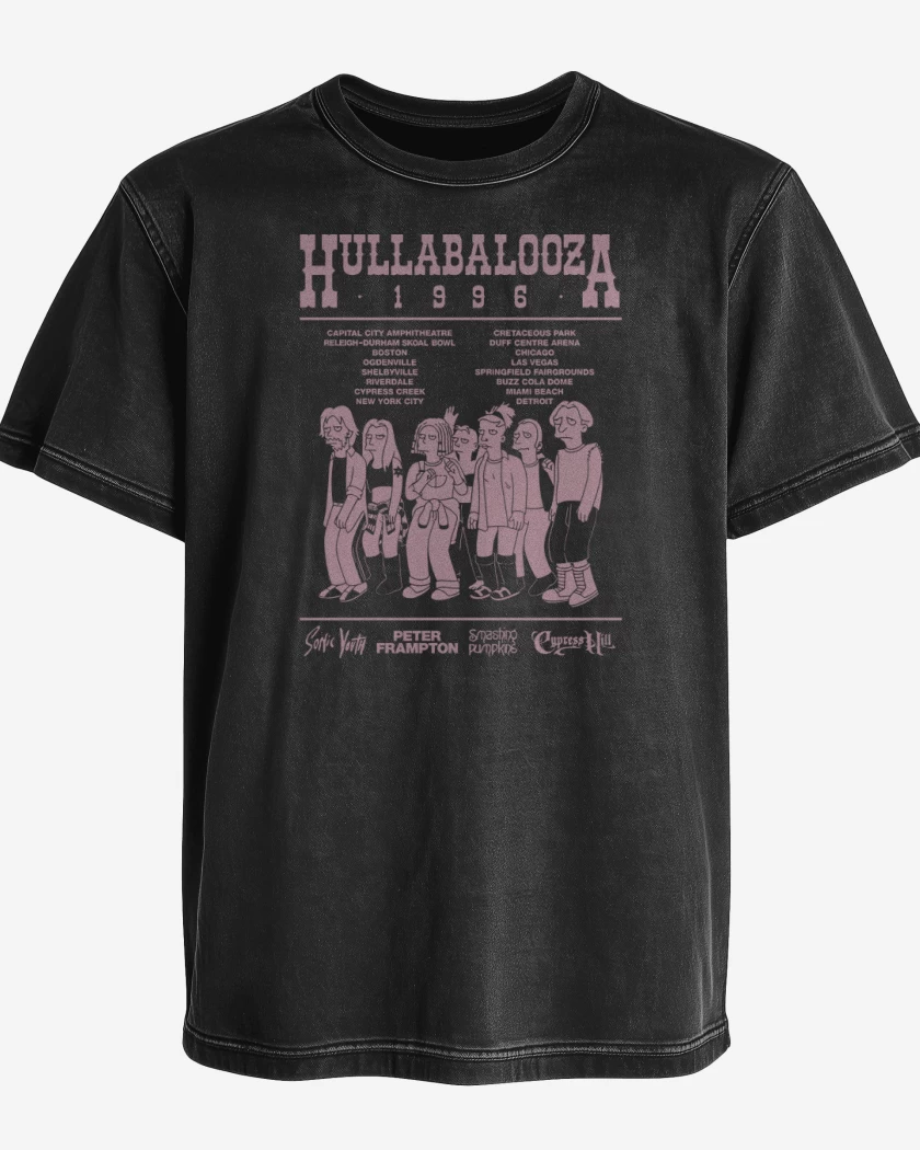 Polera desgastada Hullabalooza Springfield 