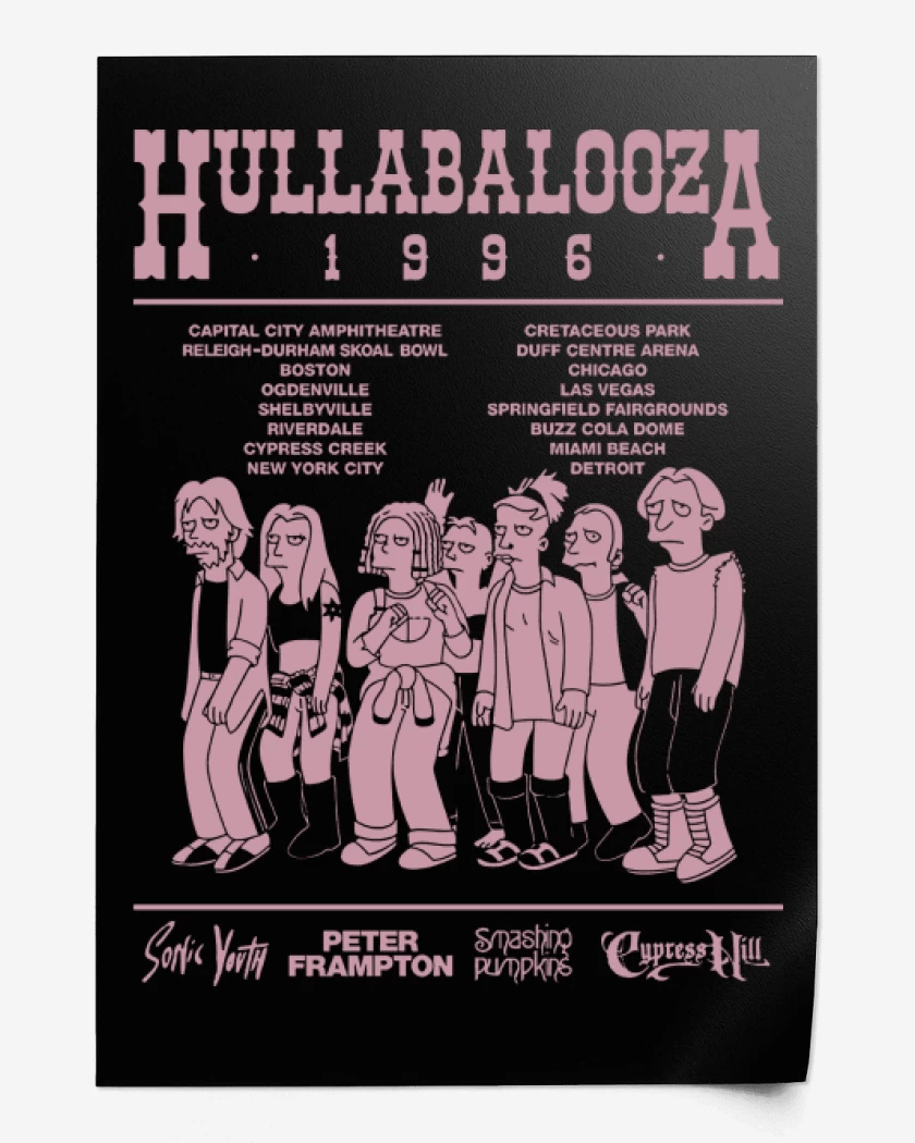 Print Hullabalooza Springfield 