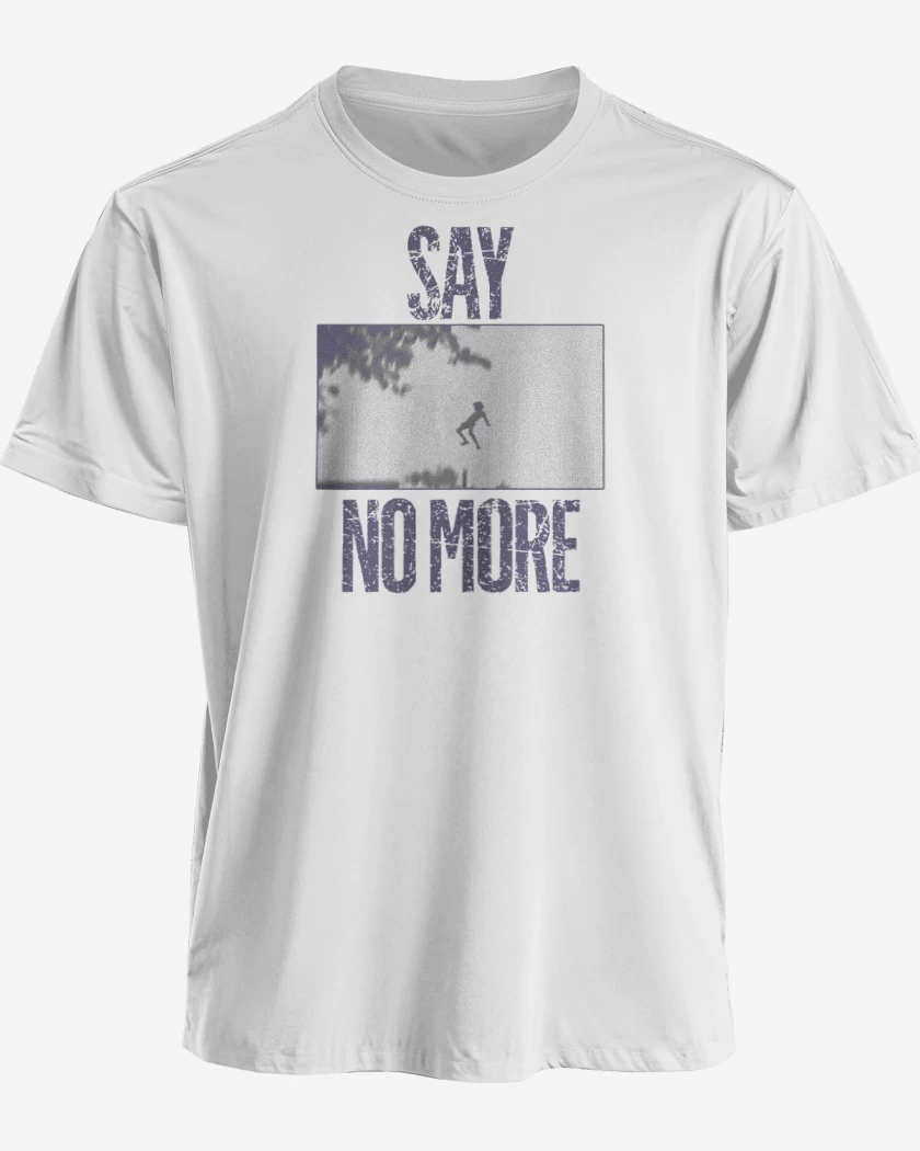 Polera premium Blanco de Say no more