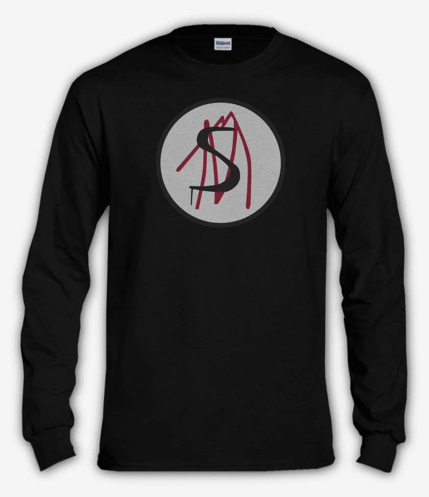 Polera manga larga Negro de SNM
