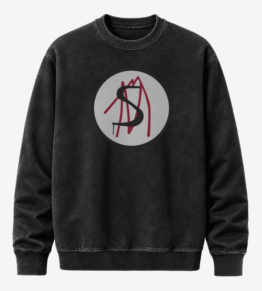 Poleron Polo Acid Wash Negro de SNM
