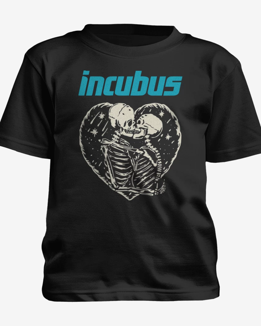 Polera de niño Negro de Incubus Calaveras