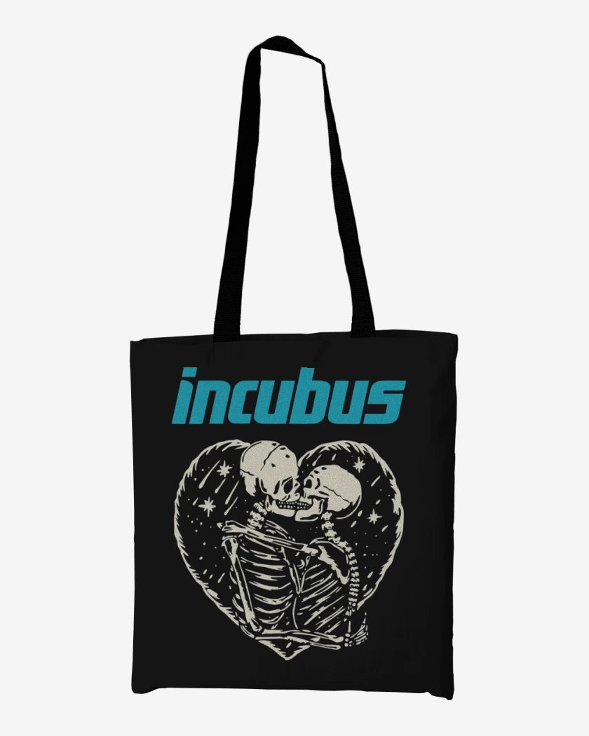 Totebag Negro de Incubus Calaveras