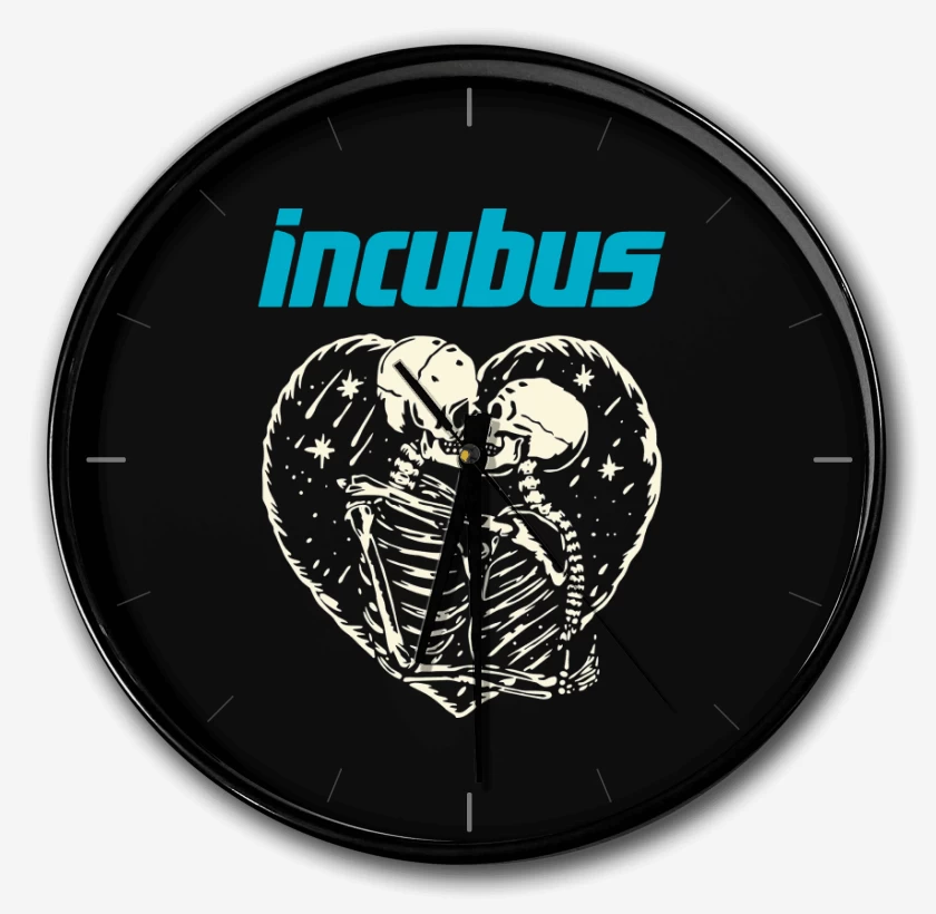 Reloj Negro de Incubus Calaveras