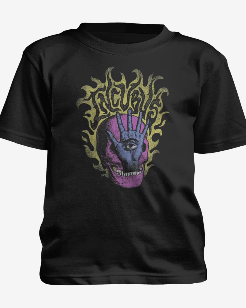 Polera de niño Negro de Incubus Mano