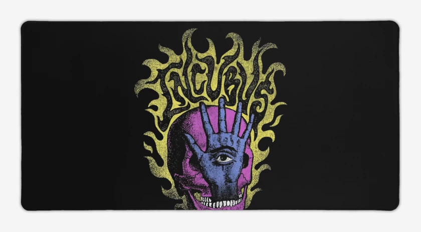 Mouse pad Gamer Negro de Incubus Mano