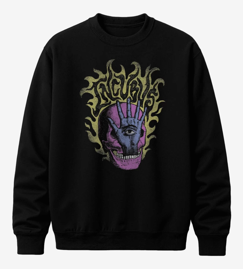 Poleron polo Negro de Incubus Mano