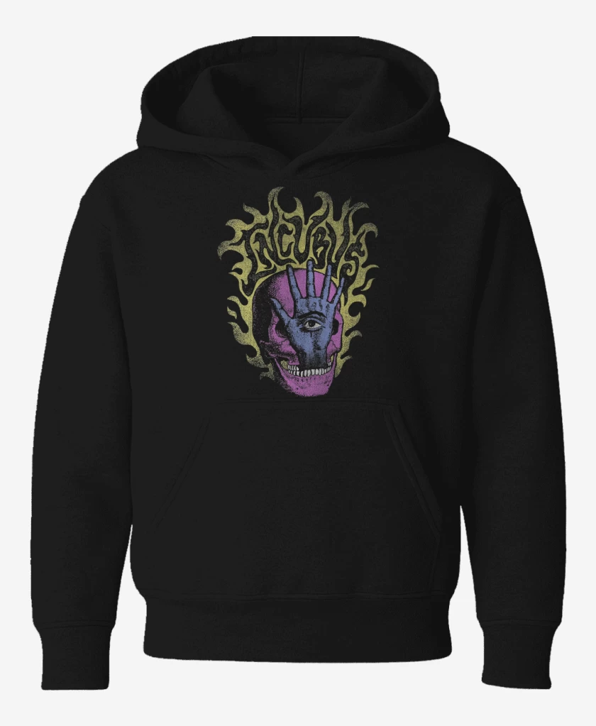Poleron de niño Negro de Incubus Mano