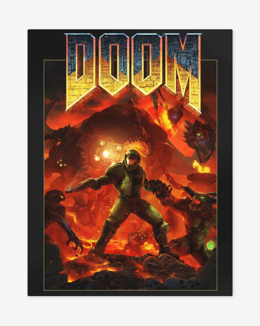 Print metalico Negro de Doombringer 2016