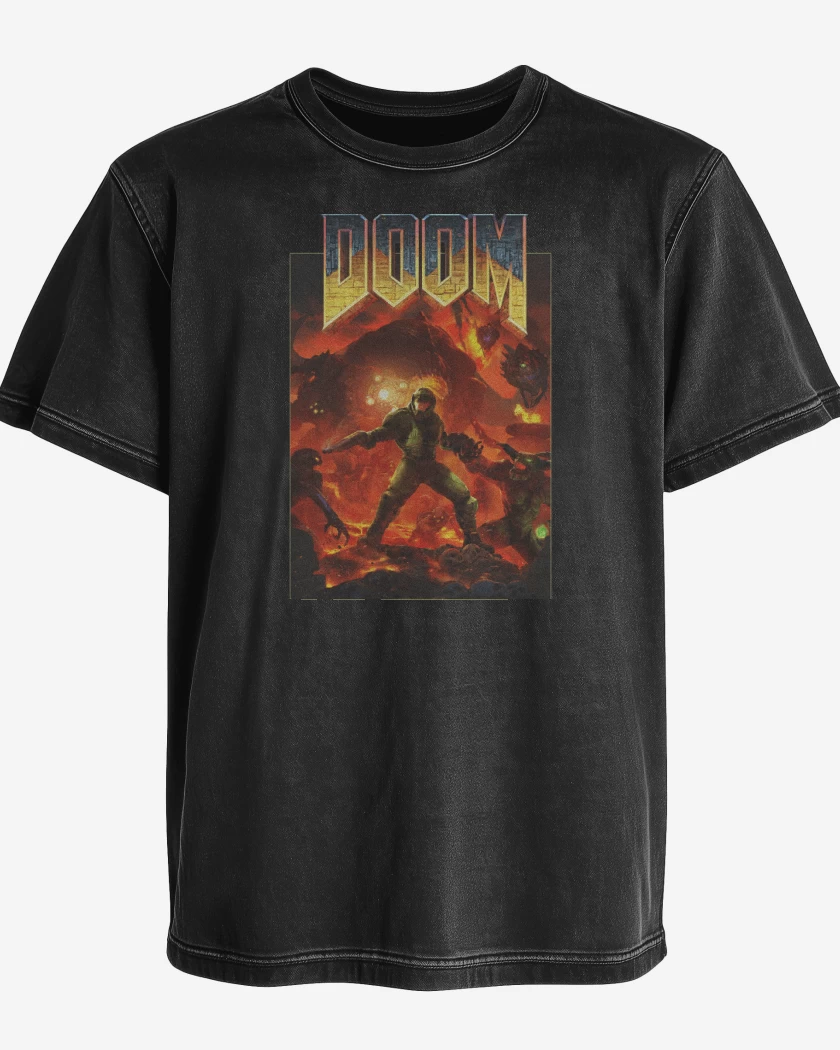 Polera desgastada Doombringer 2016