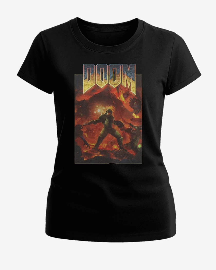 Polera de Mujer Negro de Doombringer 2016