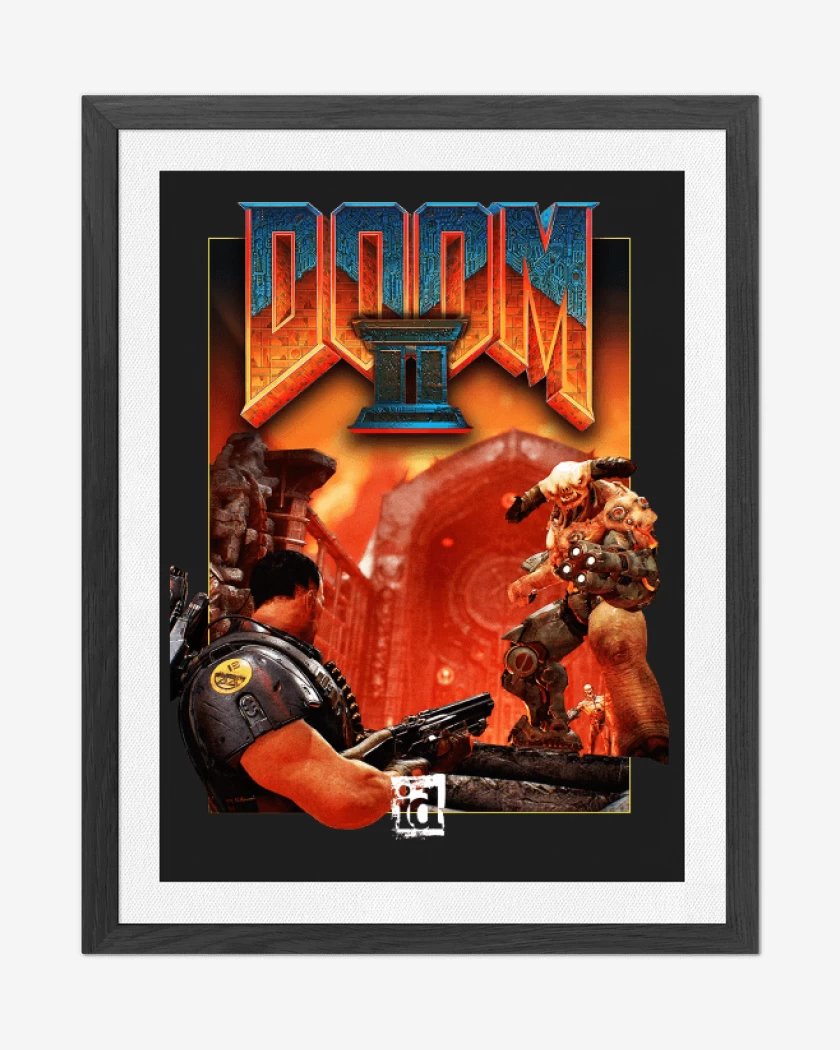 Cuadro decorativo Negro de Doom Hell on Earth