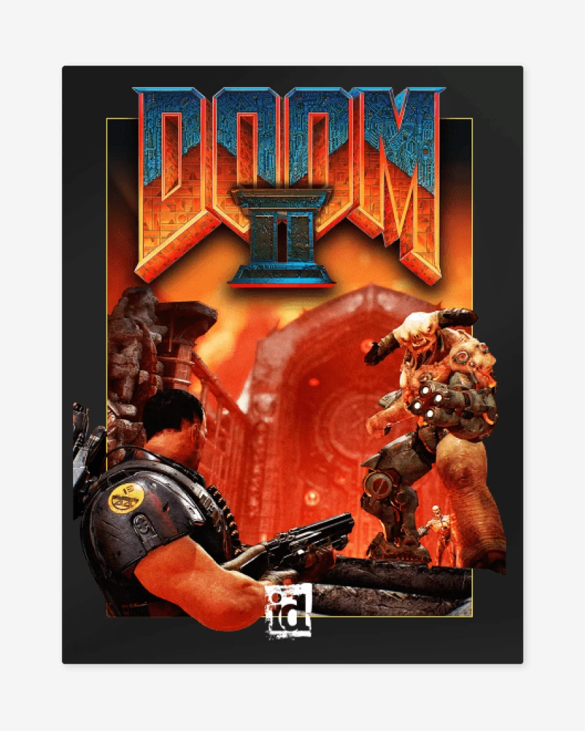 Print metalico Doom Hell on Earth