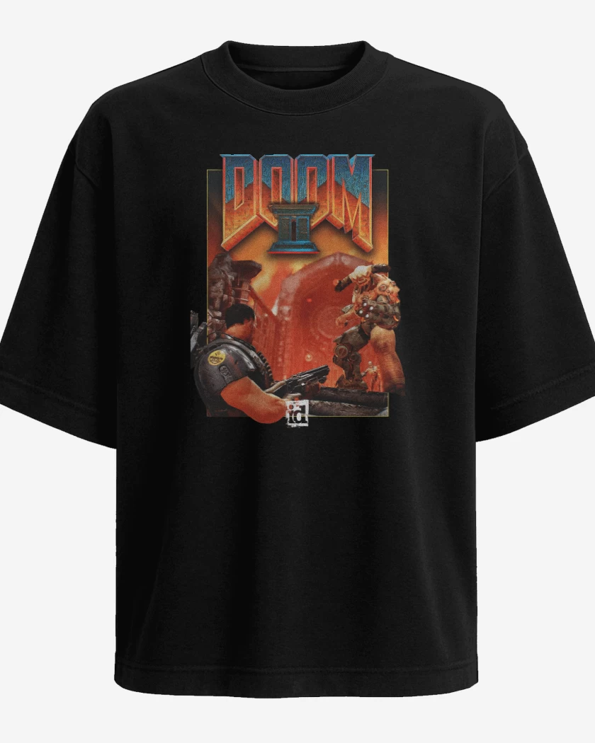 Polera Oversize Doom Hell on Earth