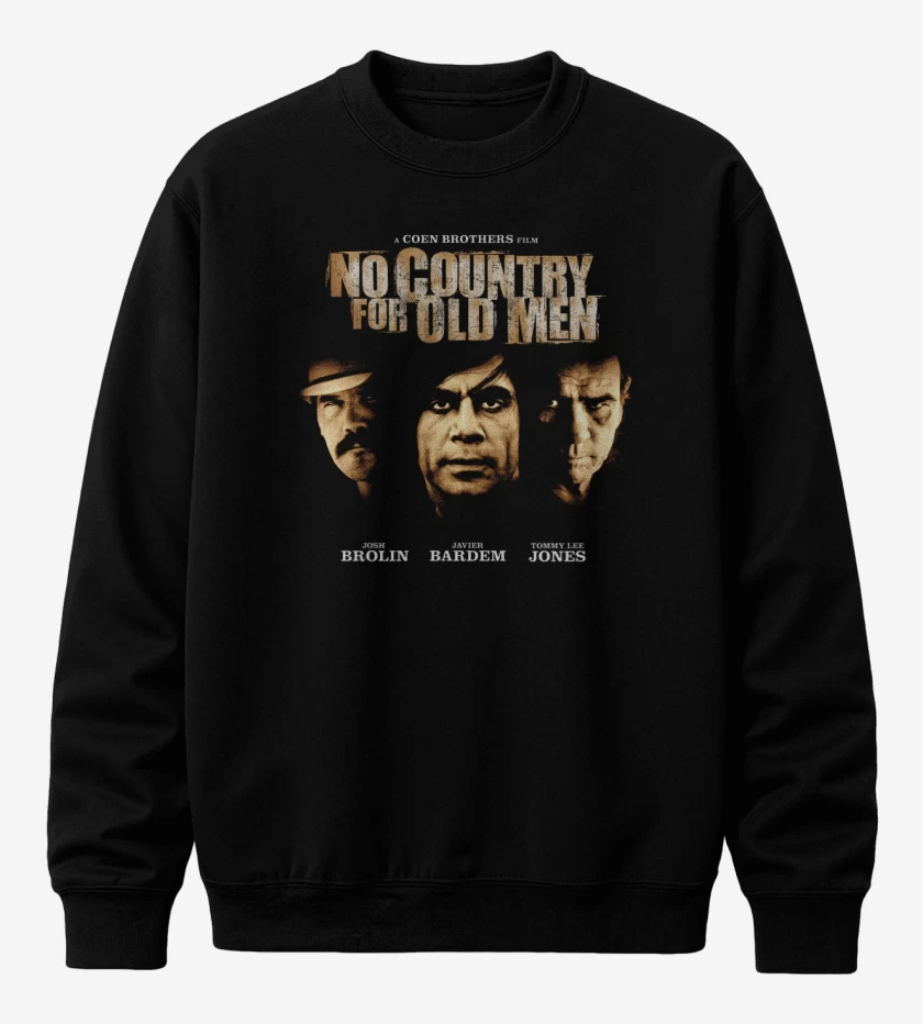 Poleron polo Negro de No country for old men 2