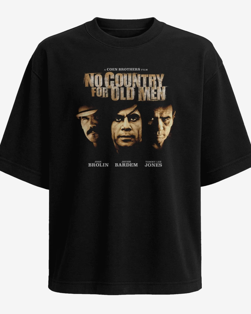 Polera Oversize No country for old men 2