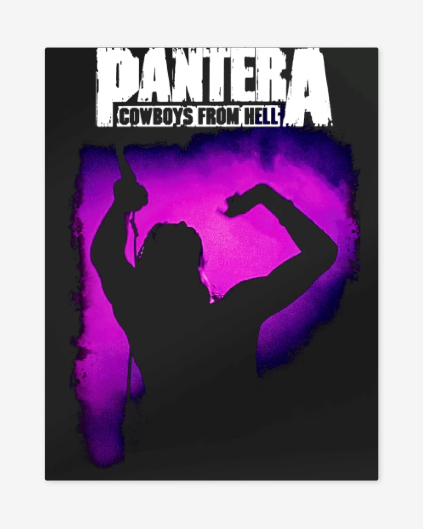 Print metalico Negro de Pantera Anselmo