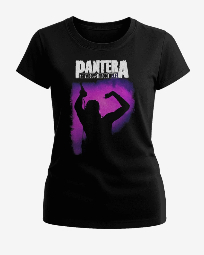 Polera de Mujer Negro de Pantera Anselmo