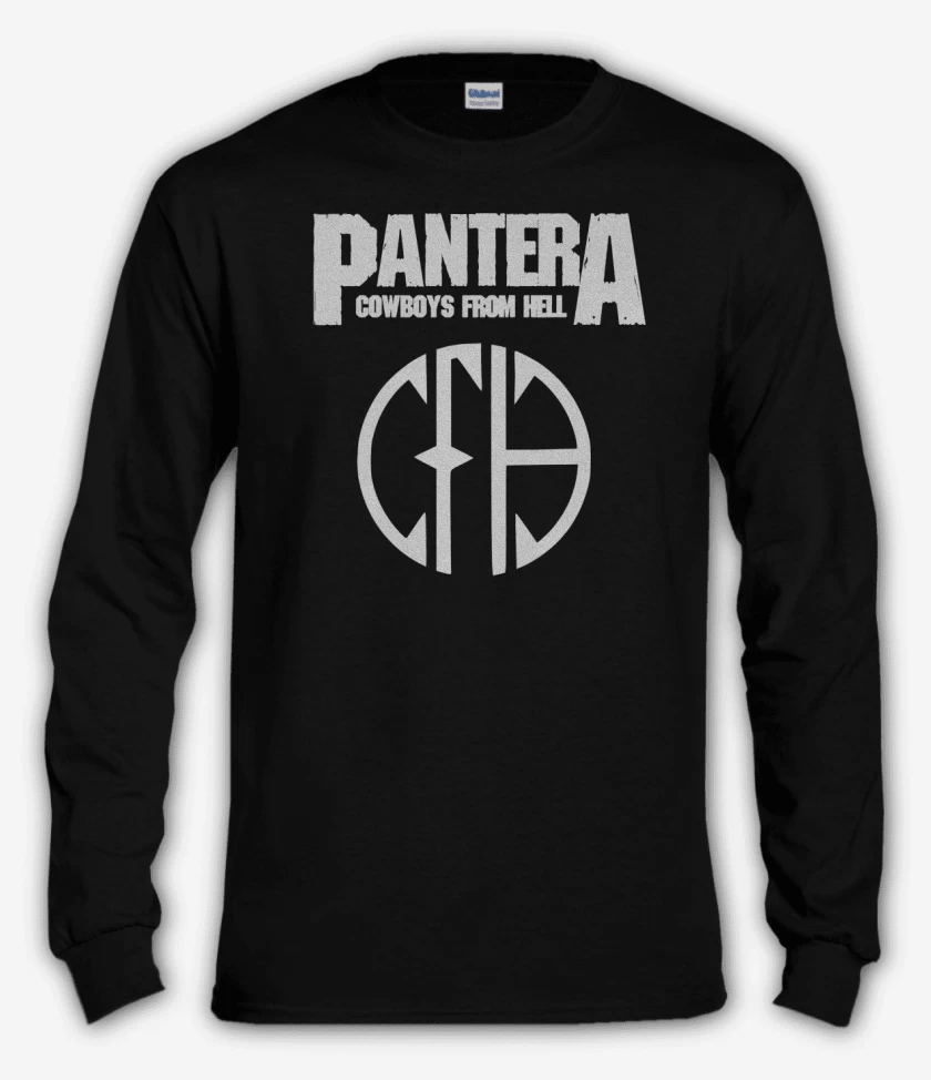 Polera manga larga Negro de Panter CFH