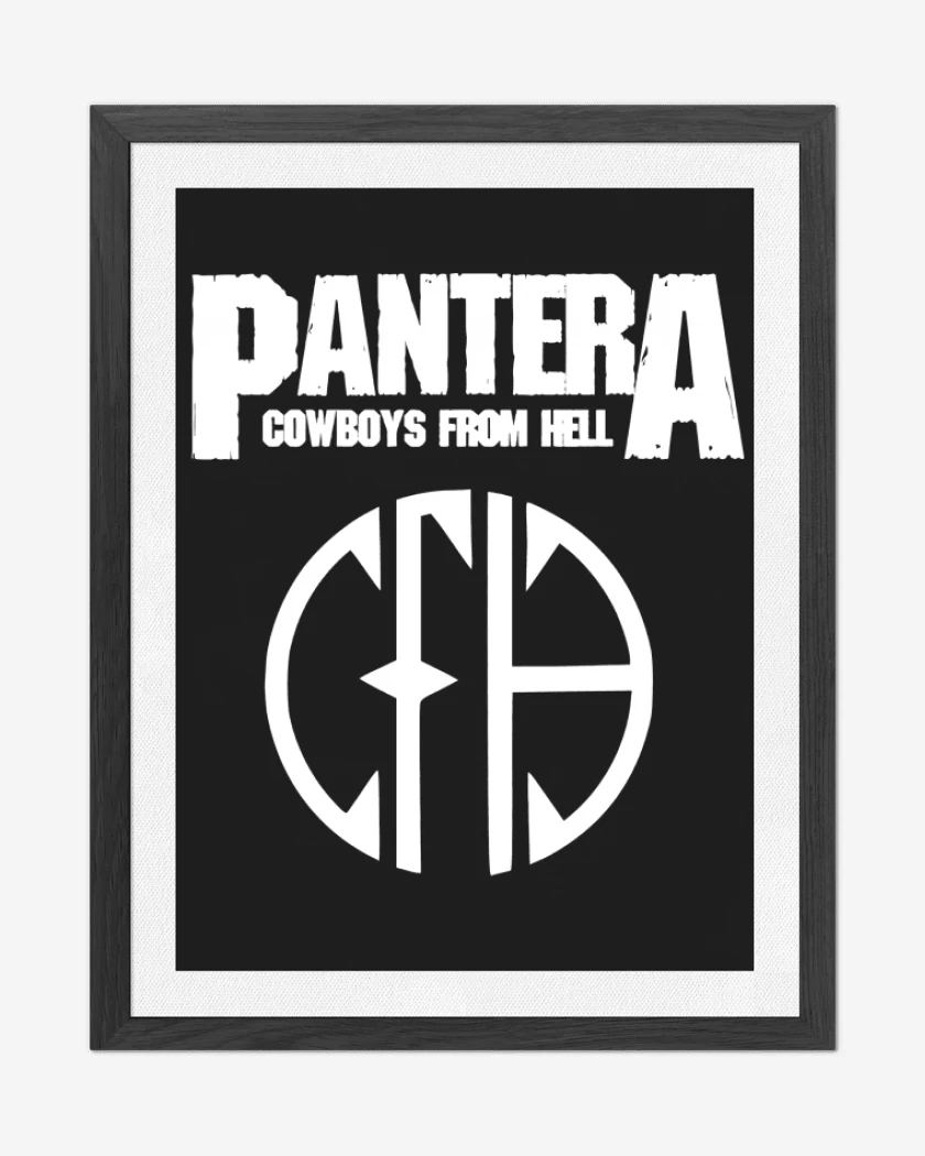 Cuadro decorativo Negro de Panter CFH