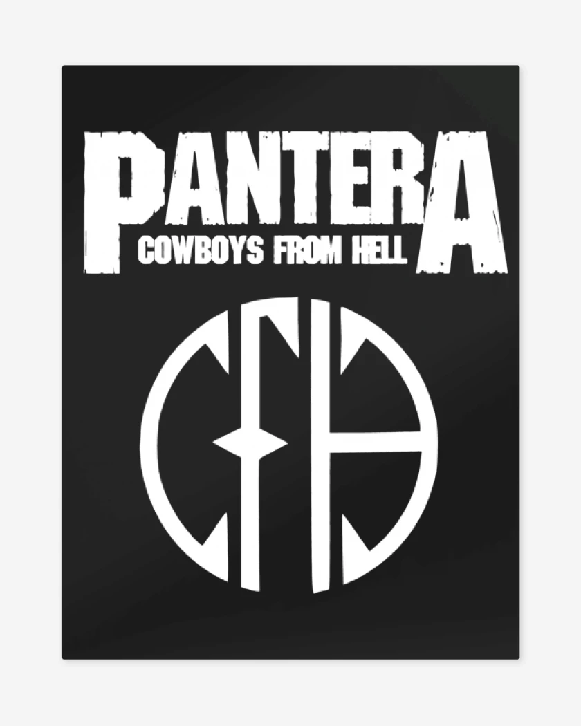 Print metalico Negro de Panter CFH