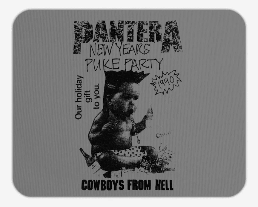 Mousepad Pantera New Year Puke Party