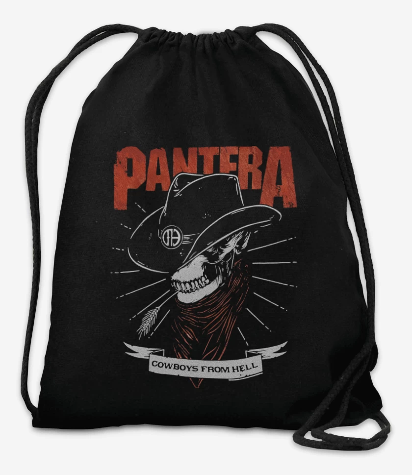Mochila Negro de Pantera Vaquero