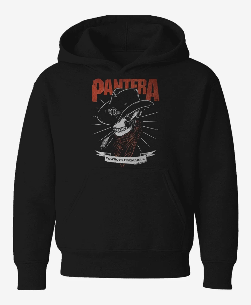 Poleron de niño Negro de Pantera Vaquero