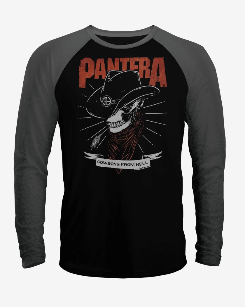 Polera Raglan Pantera Vaquero