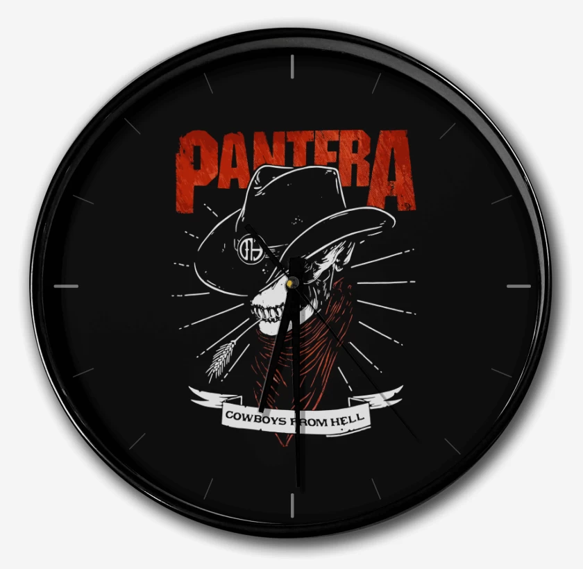 Reloj Negro de Pantera Vaquero