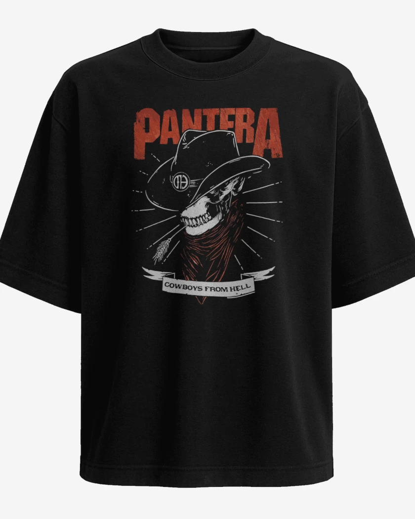 Polera Oversize Pantera Vaquero