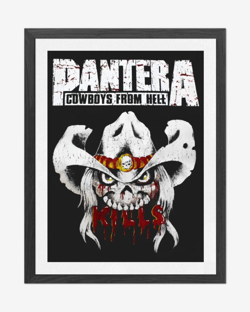 Cuadro decorativo Negro de Pantera Kills