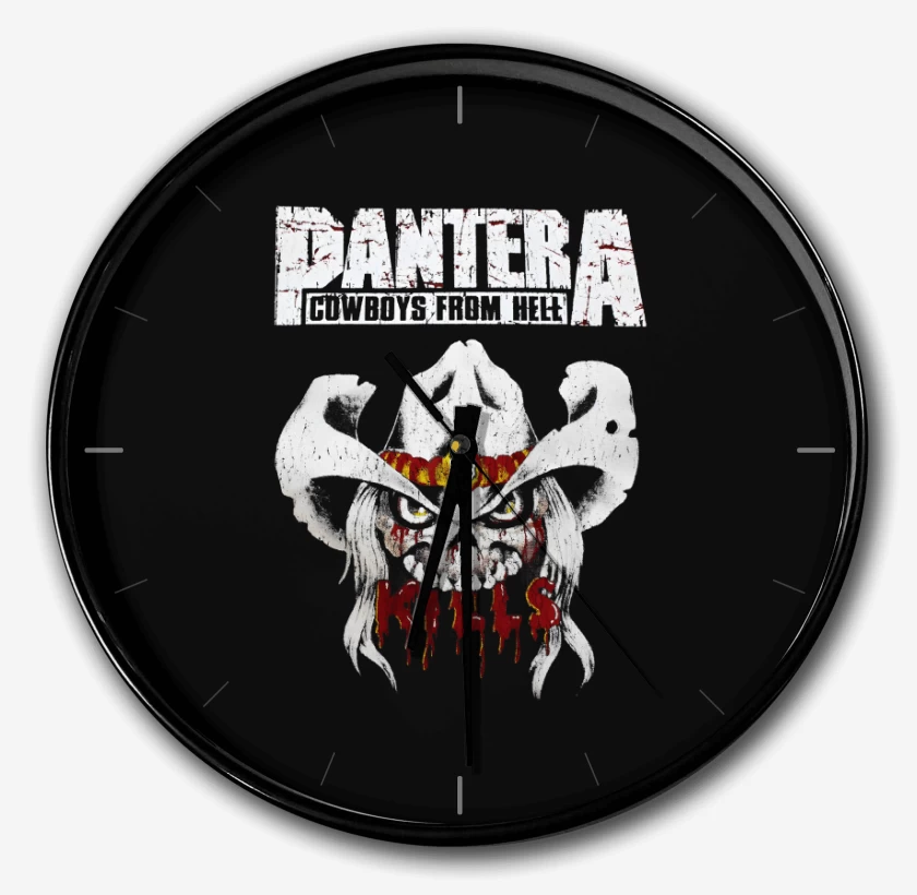 Reloj Negro de Pantera Kills