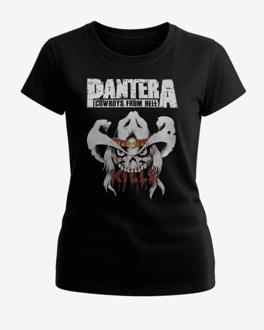 Polera de Mujer Negro de Pantera Kills