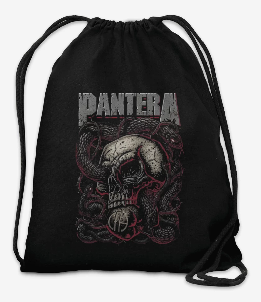 Mochila Negro de Pantera Calavera