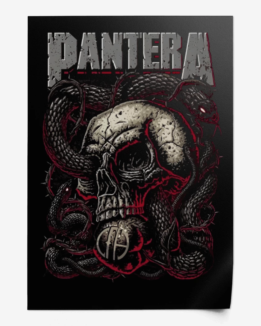 Print Pantera Calavera