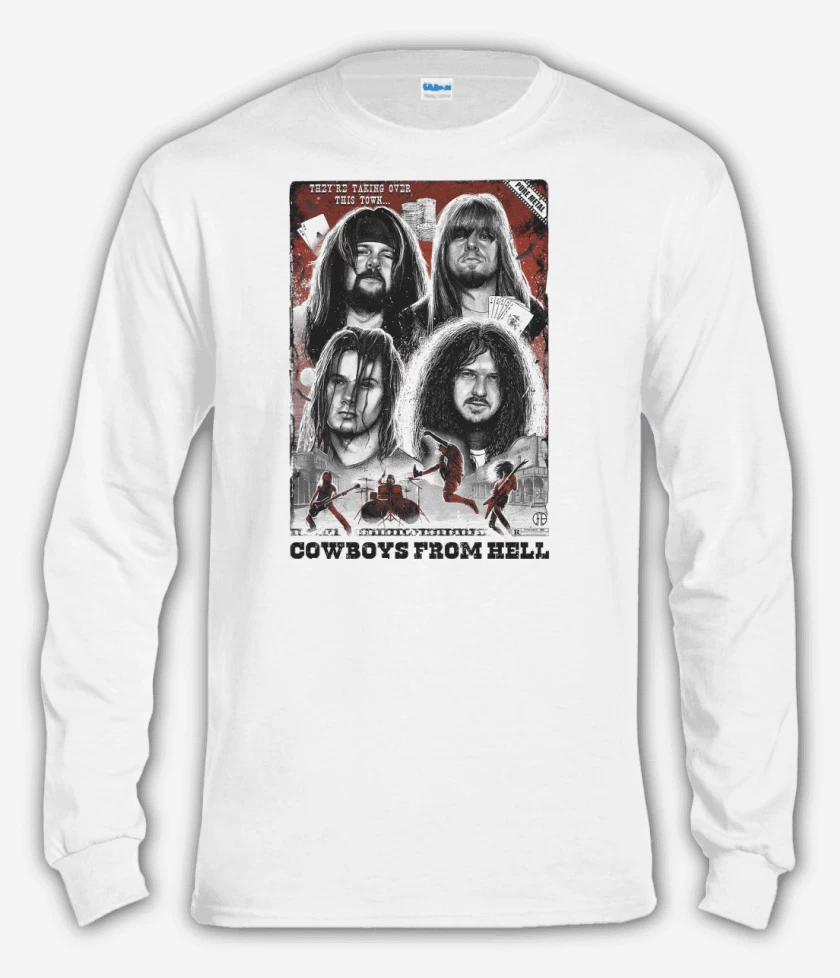 Polera manga larga Pantera Pure Metal