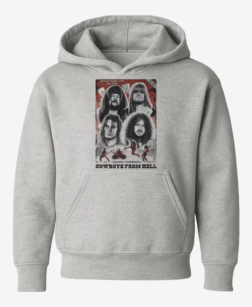 Poleron de niño Gris Melange de Pantera Pure Metal
