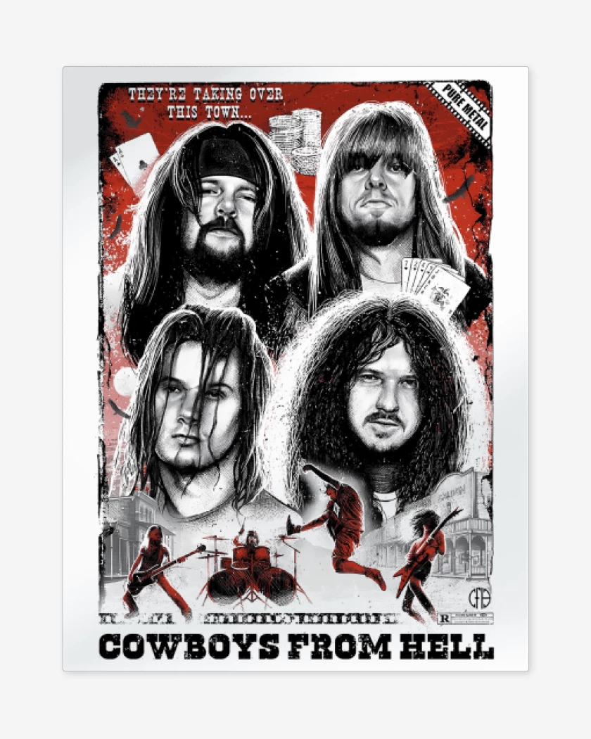 Print metalico Pantera Pure Metal